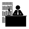 Scrivener ｜ Law ｜ Money ｜ Inheritance --Pictogram ｜ Free Illustration Material