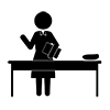 Beautician ｜ Beauty ｜ Diet ｜ Bed-Pictogram ｜ Free Illustration Material