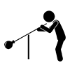 Glass Crafts ｜ Craftsmen ｜ Crafts ｜ Beautiful --Pictogram ｜ Free Illustration Material