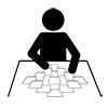 Tarot ｜ Fortune-telling ｜ Card ｜ Fortune-Pictogram ｜ Free Illustration Material