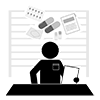 Registered seller --Pictogram ｜ Free illustration material