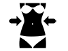 Waist tightening | Diet | Beauty-Pictogram | Free illustration material
