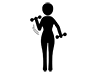Strengthening | Training | Health-Pictograms | Free Illustrations