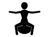 Balance Ball | Diet | Exercise-Pictogram | Free Illustration Material