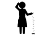 Hair loss | Hair falls | Parapara-Pictogram | Free illustration material
