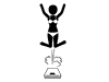 Diet success | lose weight | gain weight-pictogram | free illustration material