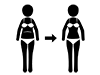 Constriction is restored | Style | Beauty-Pictogram | Free Illustration Material