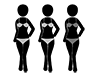 Outstanding style | Model-Pictogram | Free illustration material