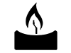 Candles | Lights-Pictograms | Free Illustrations