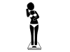 Trouble fat | Don't continue-Pictogram | Free illustration material