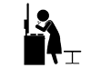 Cut nose hair | Women-Pictograms | Free Illustrations
