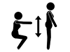 Squats | Exercises | Exercises-Pictograms | Free Illustrations
