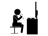 Makeup | Dressing table | Beauty-Pictogram | Free illustration material