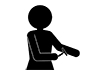 Waste Hair Treatment | Arms-Pictograms | Free Illustration Material