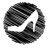 High heels ｜ Women ｜ Symbols ｜ Simple --Pictogram ｜ Free illustration material
