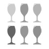 Glass ｜ Colorful ｜ Cup ｜ Fashionable --Pictogram ｜ Free illustration material