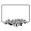 Message board ｜ Bouquet ｜ Rose ｜ Congratulations --Pictogram ｜ Free illustration material