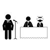 Speech ｜ Wedding ｜ Friends ｜ Japanese style --Pictogram ｜ Free illustration material
