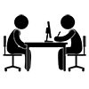 Marriage agency ｜ Yukatsu ｜ Marriage introduction office ｜ Matchmaking --Pictogram ｜ Free illustration material
