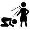 Furious ｜ Cheating ｜ Divorce ｜ Wife / Husband --Pictogram ｜ Free Illustration Material