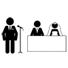 Wedding Speech ｜ Western Style ｜ Black Tie ｜ Dress-Pictogram ｜ Free Illustration Material
