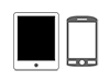 Tablet / iPad | Mobile | Gajet | Hobbies / Interests --Pictogram | Free Illustration Material