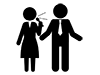Interpreter | Foreigner | Translate | Hobbies / Interests --Pictogram | Free Illustration Material