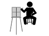 Drawing | Painting | Art | Hobbies / Interests --Pictogram | Free Illustration Material