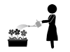 Gardening | Flowerbeds | Plants | Hobbies / Interests --Pictograms | Free Illustrations