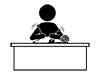 Handicraft | Knitting | Muffler | Hobbies / Interests --Pictogram | Free Illustration Material