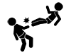Wrestling | Martial Arts | Hobbies / Interests-Pictograms | Free Illustrations