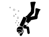 Diving | Deep Sea | Sea | Hobbies / Interests-Pictograms | Free Illustrations