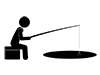 Fishing | Fishing Pond | Fish | Hobbies / Interests-Pictograms | Free Illustrations