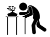 Bonsai | Grandpa | Elderly | Hobbies / Interests --Pictograms | Free Illustrations