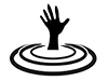 Flood | Drowning-Pictogram | Free Illustration Material