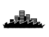 Big Fire | City | Fire-Pictogram | Free Illustration Material
