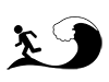 Tsunami | Evacuation | Disaster-Pictogram | Free Illustration Material