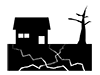 After a disaster | Earthquake-Pictogram | Free illustration material