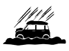 Heavy snowfall | Snowstorm | Cars-Pictograms | Free illustrations
