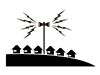 Emergency alert | Evacuation | Disaster --Pictogram | Free illustration material