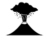 Big Explosion | Eruption | Mountains-Pictograms | Free Illustrations