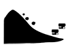 Rockfall | Mountains | Disasters | Residential Areas-Pictograms | Free Illustrations
