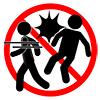 No squeeze --Pictogram ｜ Free illustration material