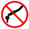 No diving --Pictogram ｜ Free illustration material