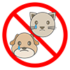 Don't throw away dogs and cats-pictograms | Free illustrations