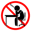 No Doze-Pictogram ｜ Free Illustration Material