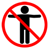 Let's stop doing bad things-pictograms | Free illustrations