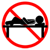 Banning in Japan --Pictogram ｜ Free illustration material