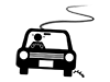 Drunk driving | Crime | Liquor-Pictogram | Free illustration material