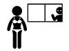 Metamorphosis | Peeping | Suspicious person | Underwear --Pictogram | Free illustration material